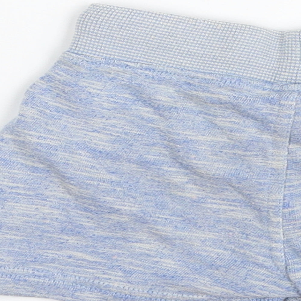 NEXT Baby Blue  100% Cotton Cropped Leggings Size 6-9 Months