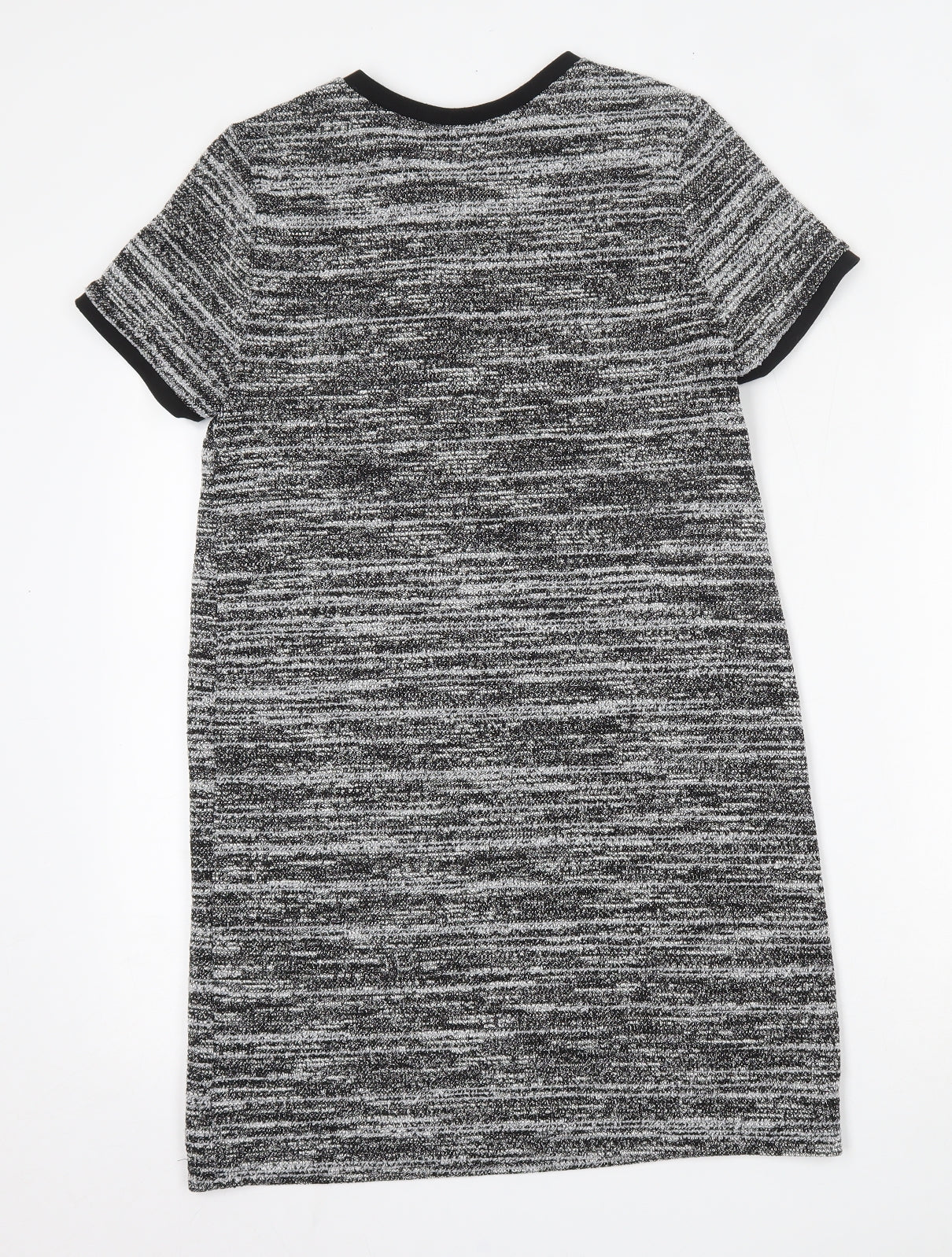 New Look Womens Grey  Polyester Pencil Dress  Size 10  Round Neck