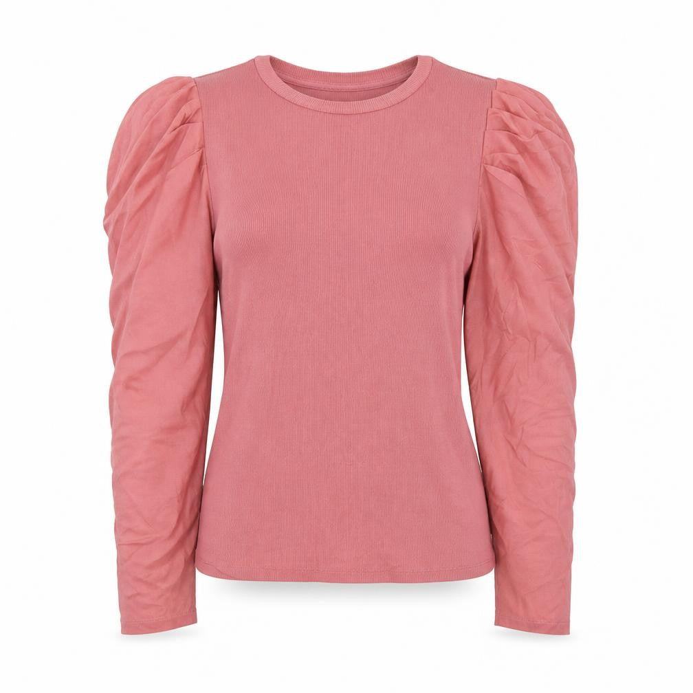 Primark Womens Pink Round Neck  Cotton Pullover Jumper Size S