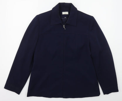 Classics Womens Blue   Jacket  Size 16  Zip
