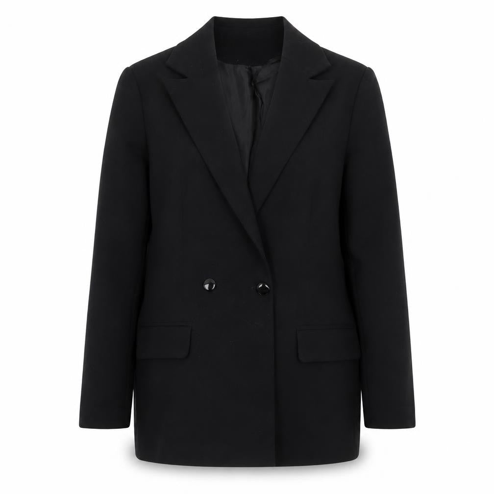 Missguided Womens Black  Polyester Jacket Suit Jacket Size 8