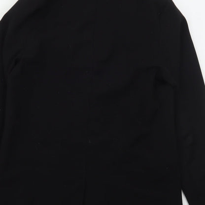 Missguided Womens Black  Polyester Jacket Suit Jacket Size 8