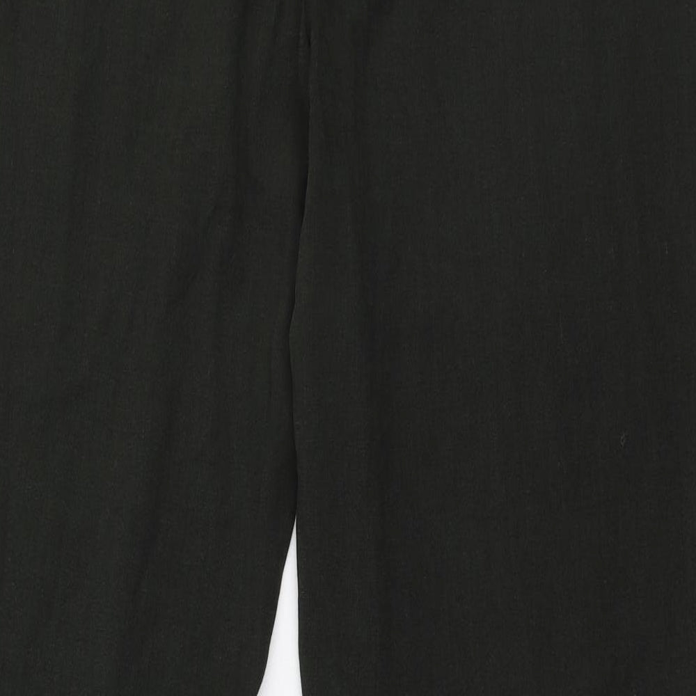 NEXT Womens Green  Polyester Trousers  Size 14 L30 in Regular Zip