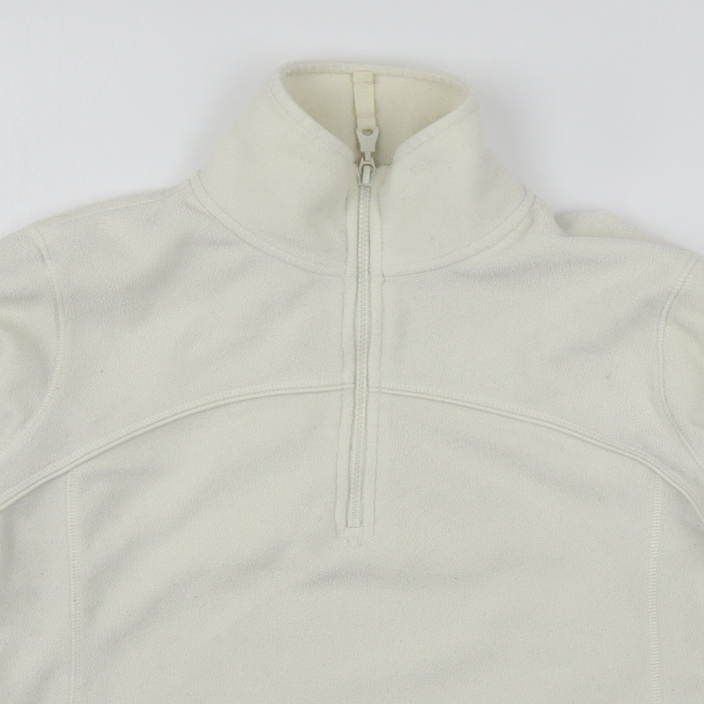 Active Womens Beige  Polyester Pullover Sweatshirt Size 12  Pullover
