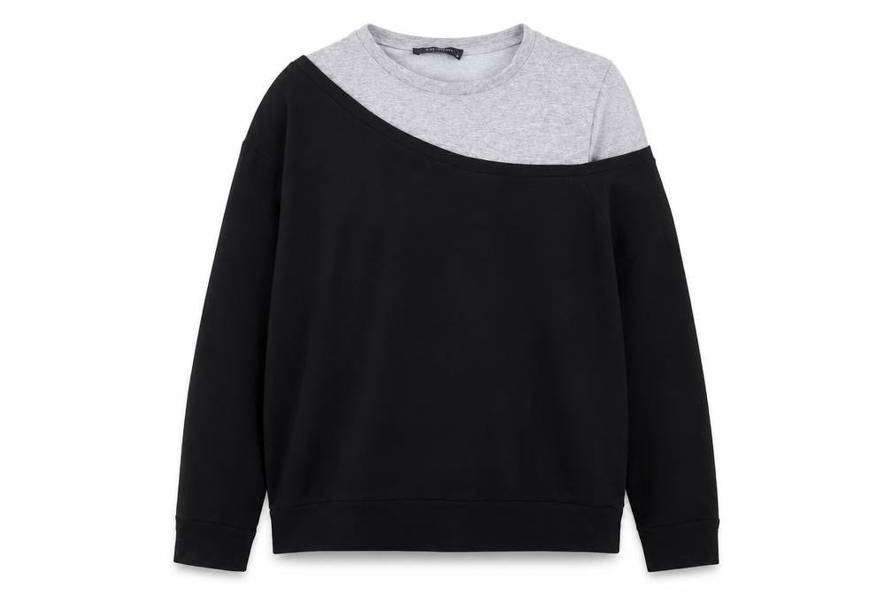 Trendyol Womens Multicoloured Colourblock Cotton Pullover Sweatshirt Size S  Pullover