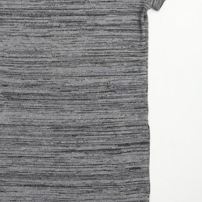 Atmosphere Womens Grey  Polyester Basic T-Shirt Size 6 Crew Neck - New York