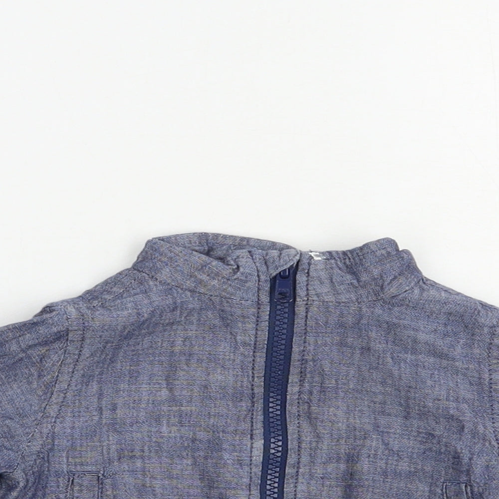 Gap Baby Blue   Basic Jacket Jacket Size 3-6 Months   Zip