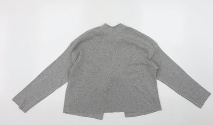 Bershka Womens Grey High Neck  Polyester Pullover Jumper Size XS