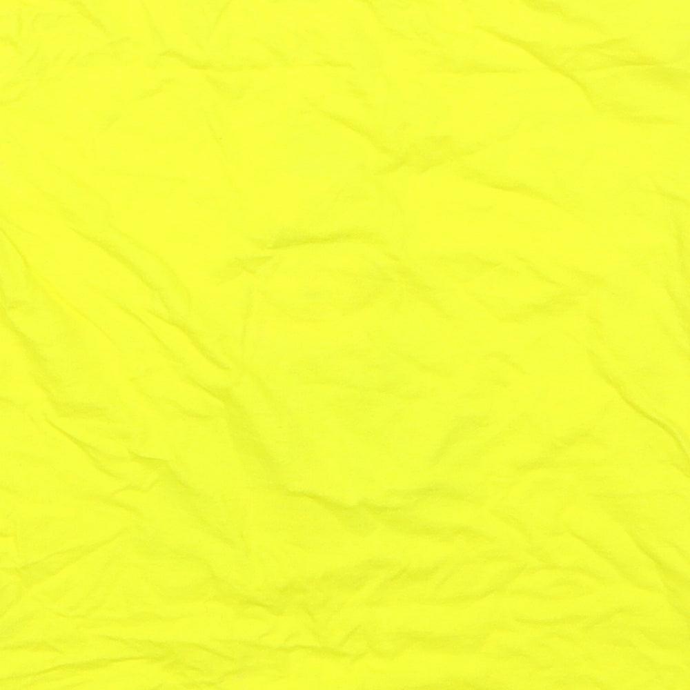 Dunnes Stores Boys Yellow  100% Cotton Basic T-Shirt Size 3-4 Years Round Neck Pullover