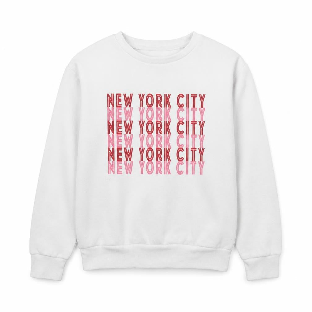 Primark Girls White  Cotton Pullover Sweatshirt Size 9-10 Years  Pullover