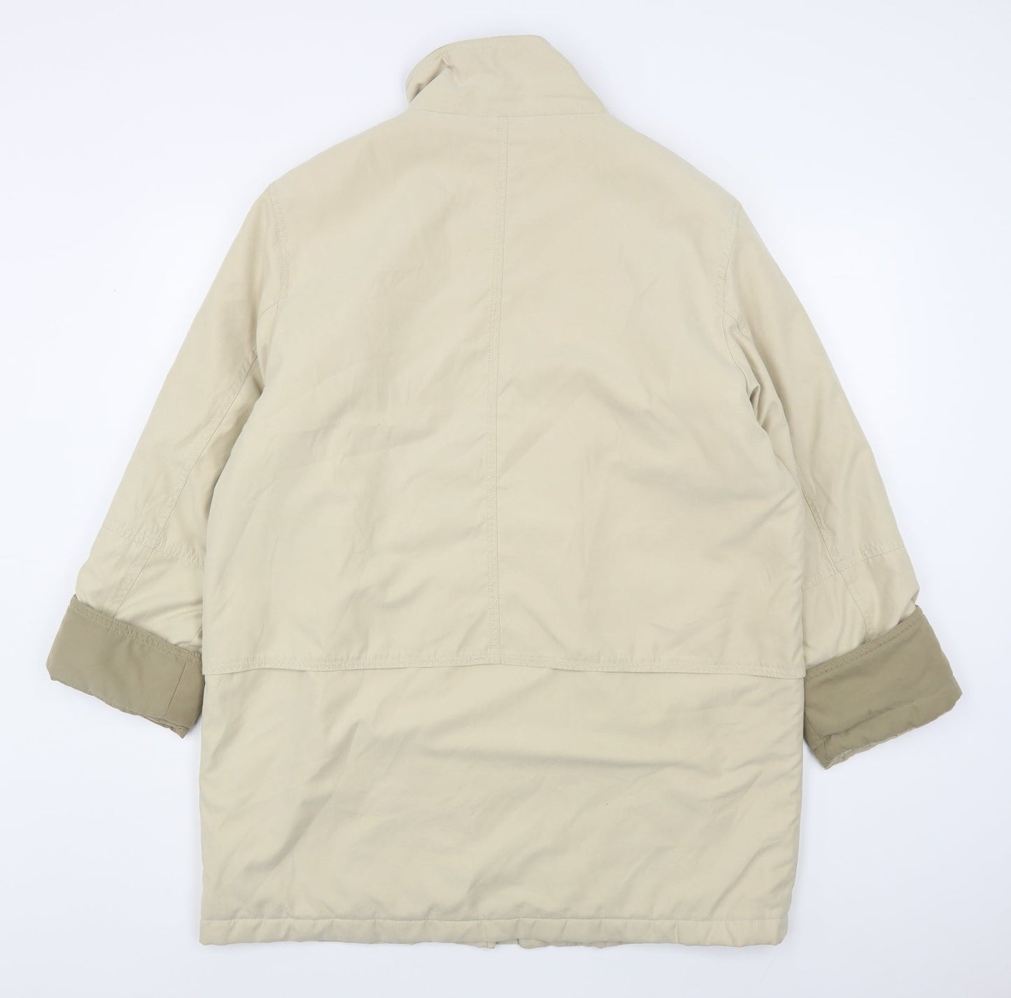 Dunnes Stores Womens Beige   Jacket  Size 16  Zip