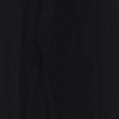 Preworn Womens Black  Polyester Trousers  Size 30 in L28 in Regular