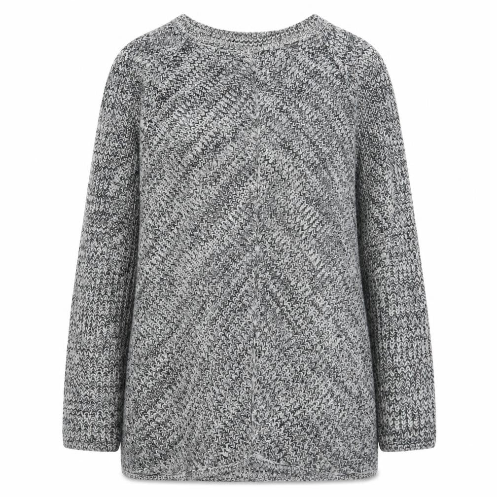 Peacocks Womens Grey Boat Neck  Acrylic Pullover Jumper Size M