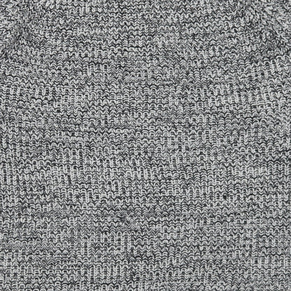 Peacocks Womens Grey Boat Neck  Acrylic Pullover Jumper Size M