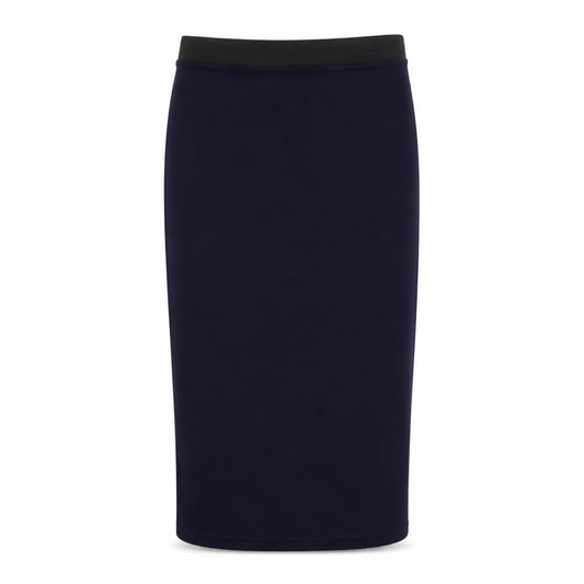 Influence Womens Blue  Polyester Straight & Pencil Skirt Size S