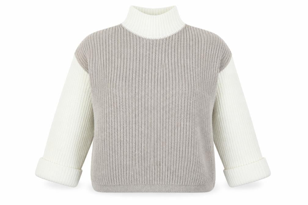 Nakd Womens Grey High Neck  Acrylic Pullover Jumper Size S