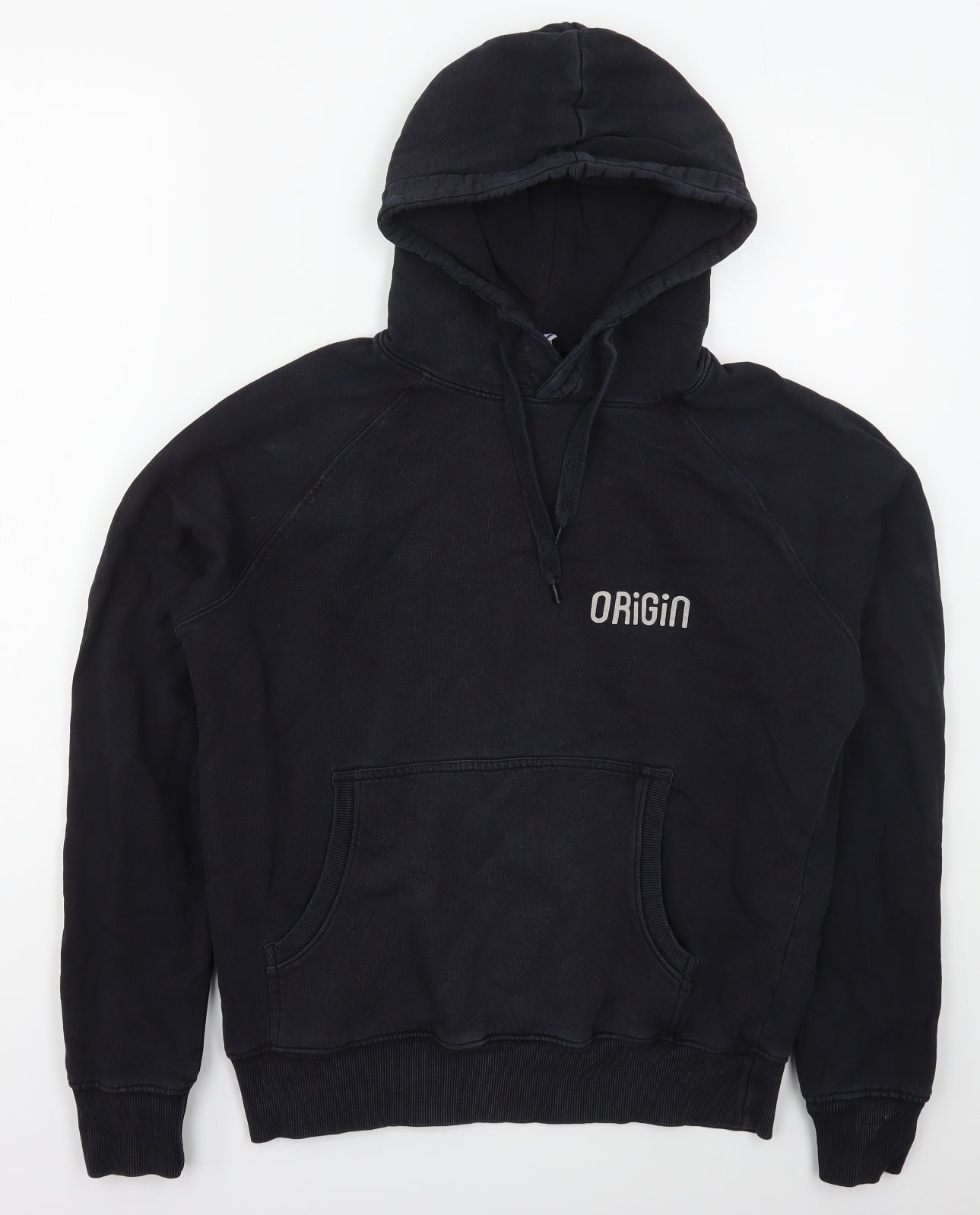 Payinga Mens Black  Cotton Pullover Hoodie Size S   - Origin