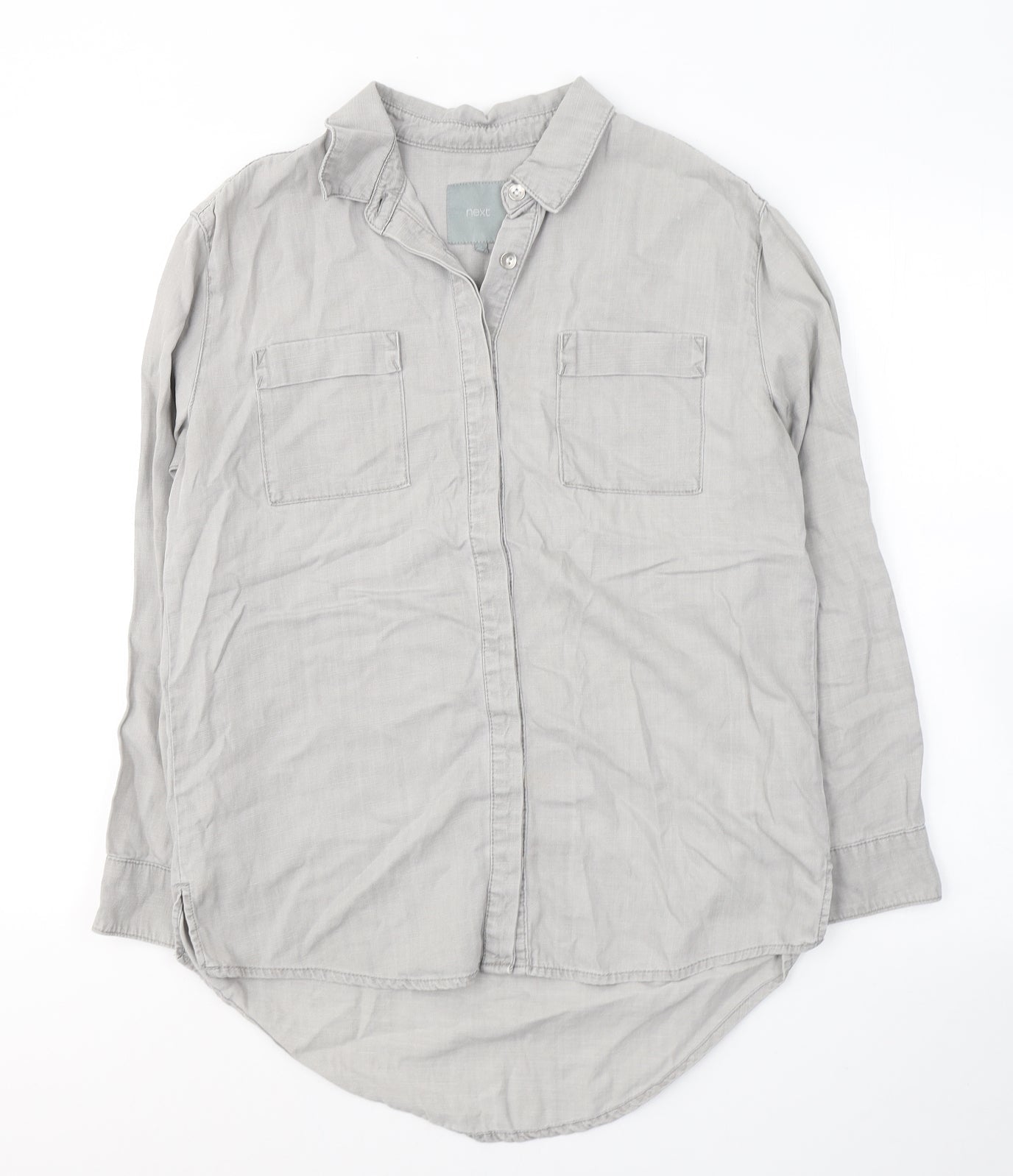 NEXT Womens Grey   Jacket  Size 8  Button