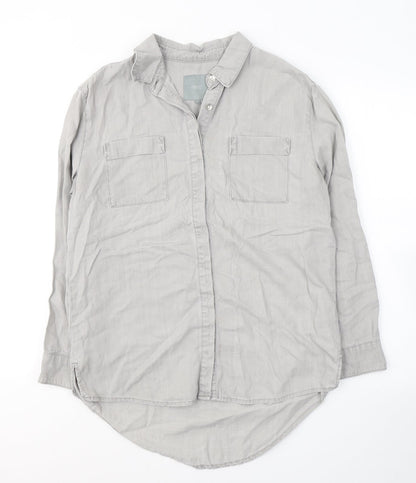 Next Womens Grey   Jacket  Size 8  Button