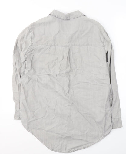 Next Womens Grey   Jacket  Size 8  Button