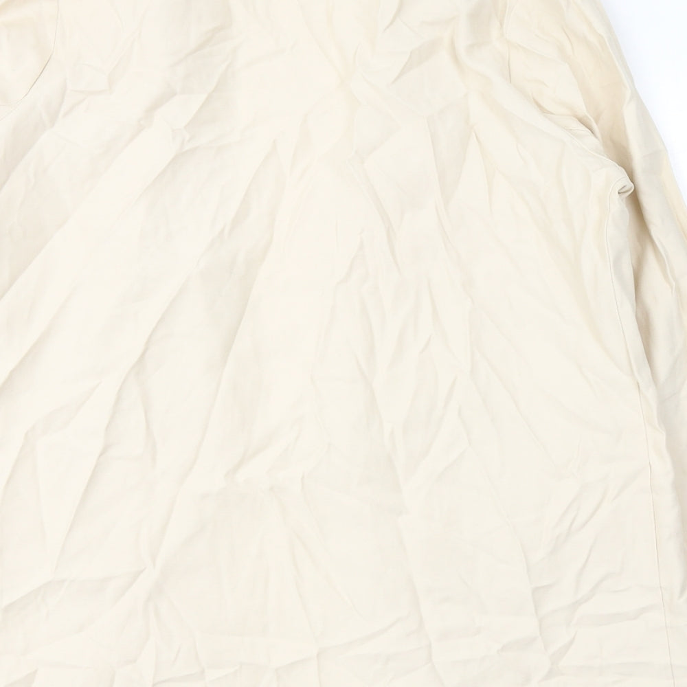 Primark Womens Beige  Viscose Jacket Blazer Size 8   - Open front