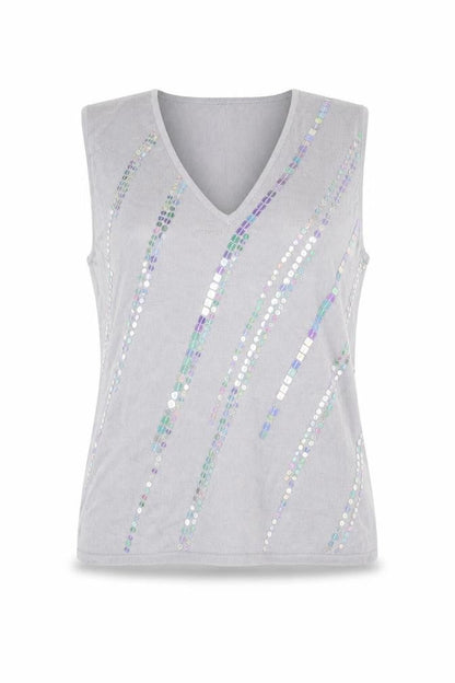 Essentials Womens Purple  Viscose Jersey Tank Size 14 Round Neck