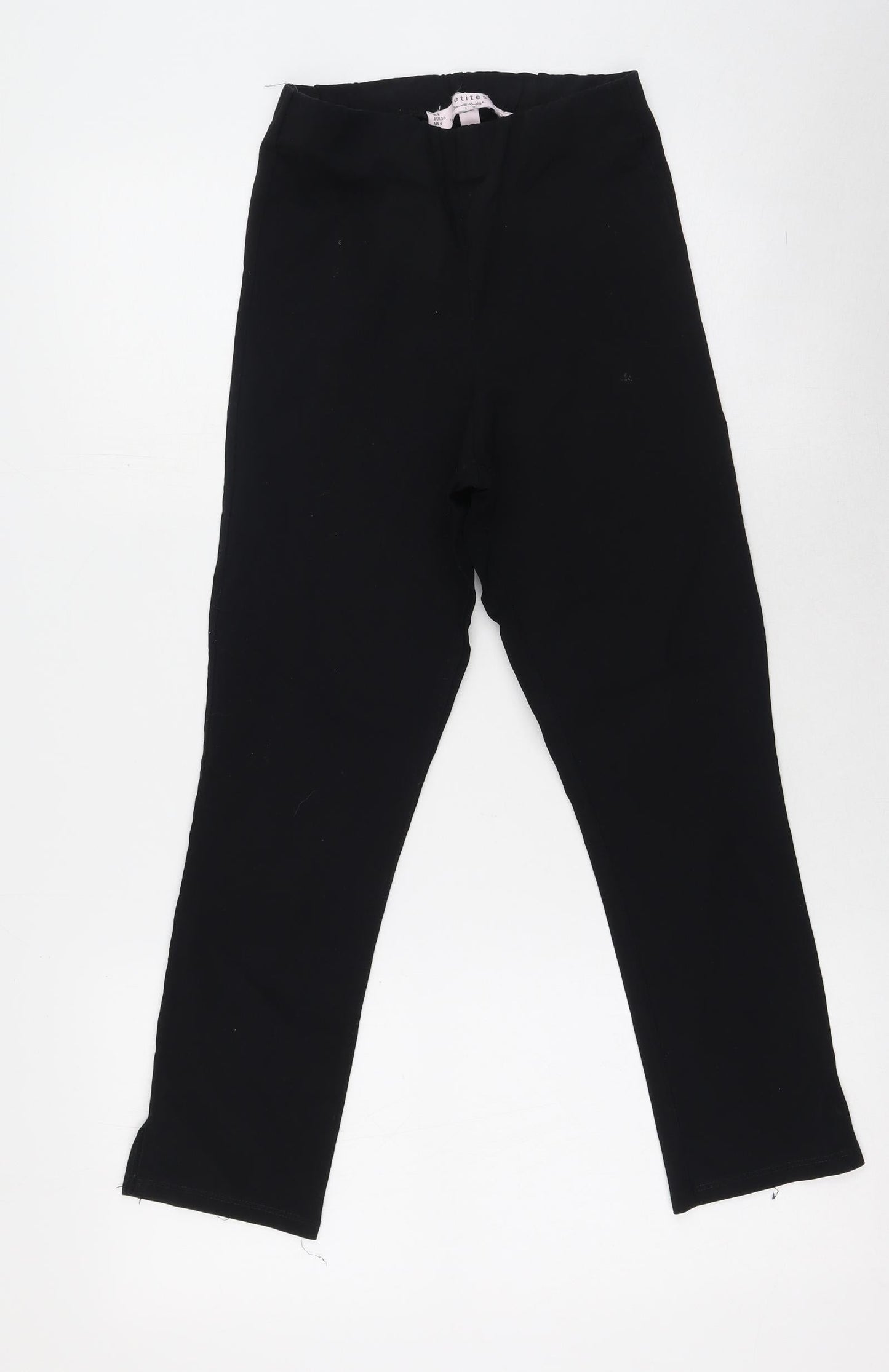 Miss Selfridge Womens Black  Polyester Jegging Trousers Size 8 L24 in Regular