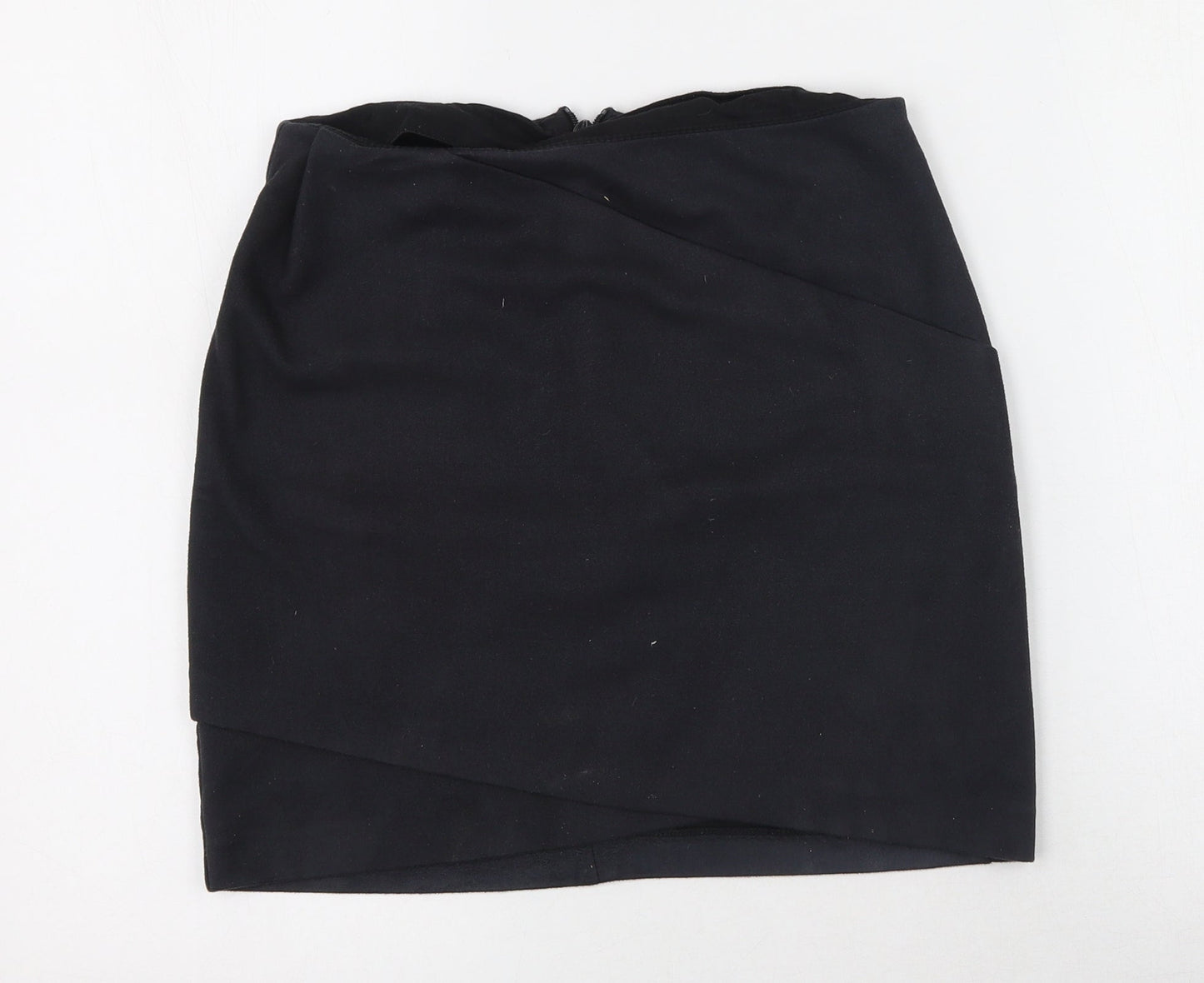 River Island Womens Black  Polyester Straight & Pencil Skirt Size 6