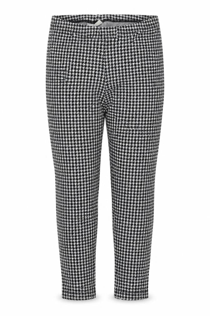 Preworn Girls Black Plaid Polyester Jegging Trousers Size 9 Months  Regular