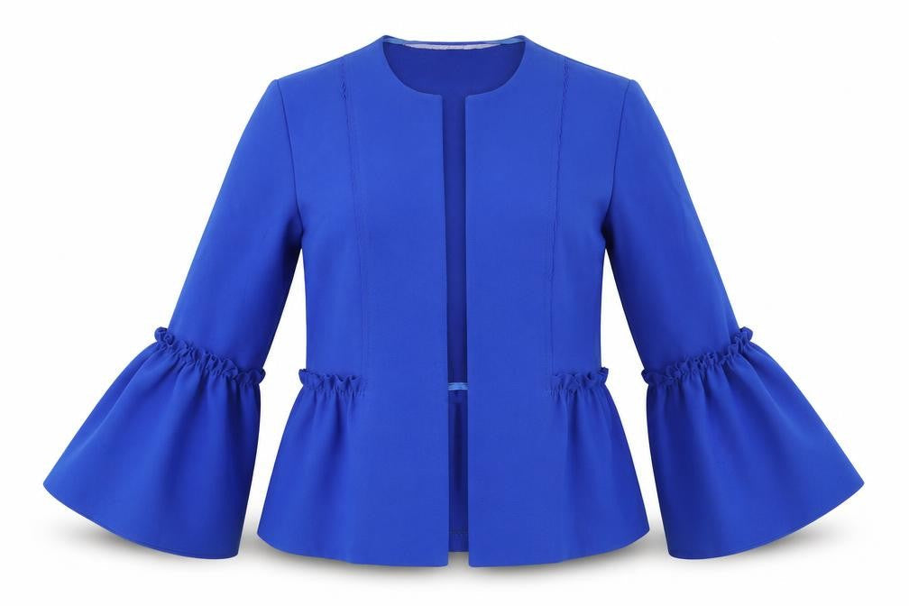 Topshop Womens Blue   Jacket Blazer Size 8