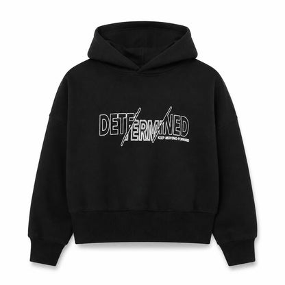 Next Girls Black  Cotton Pullover Hoodie Size 5 Years  Pullover