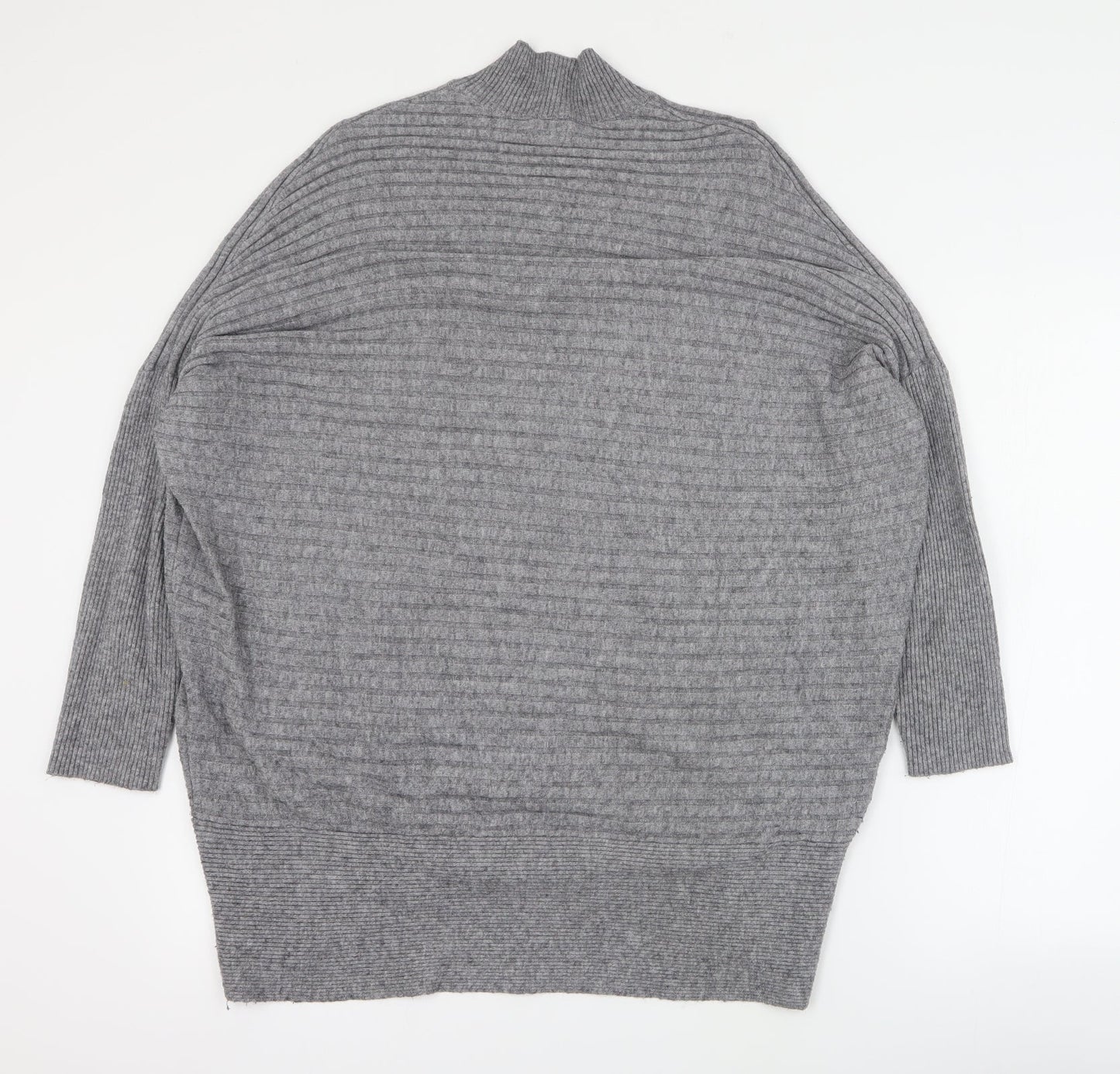 River Island Womens Grey  Viscose Jumper Dress  Size S  Halter Pullover