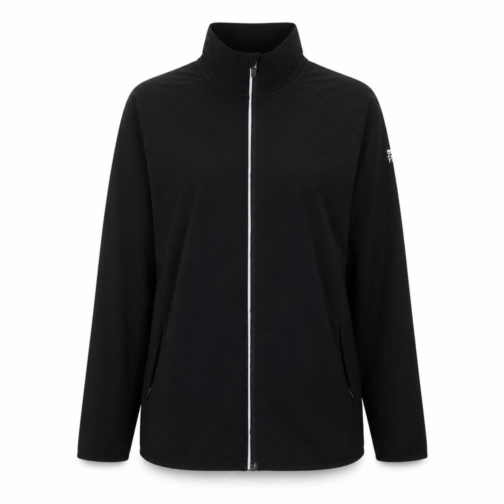 Crivit Womens Black   Windbreaker Jacket Size 14  Zip