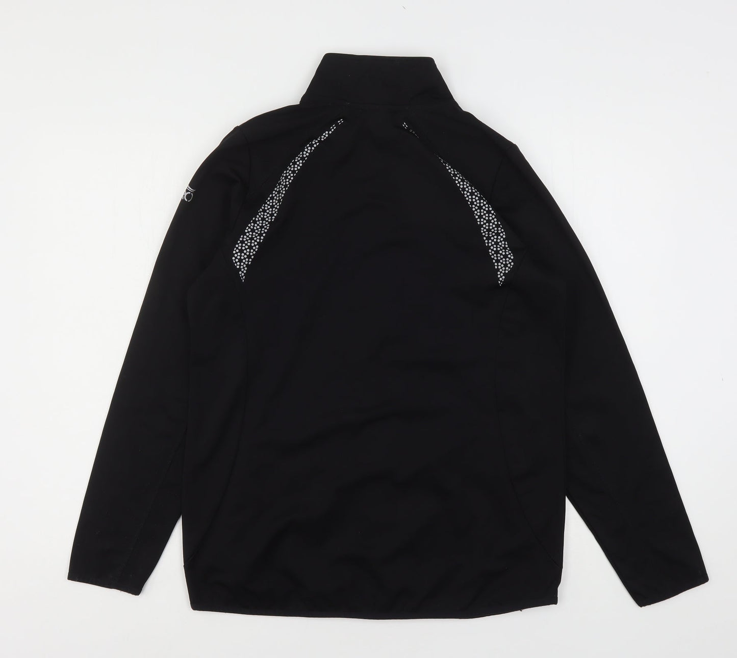 Crivit Womens Black   Windbreaker Jacket Size 14  Zip