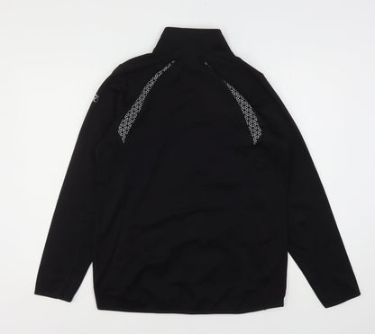 Crivit Womens Black   Windbreaker Jacket Size 14  Zip