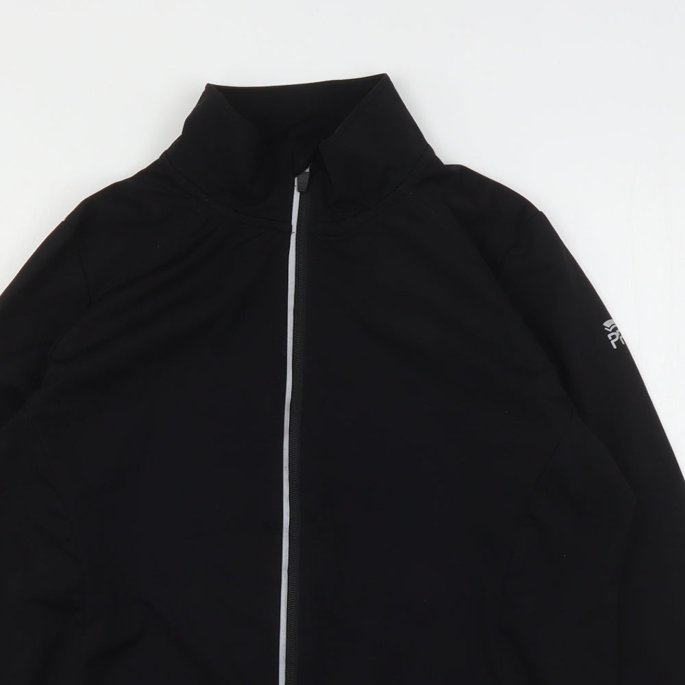 Crivit Womens Black   Windbreaker Jacket Size 14  Zip