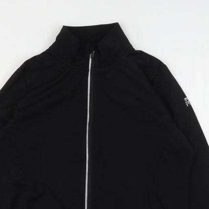 Crivit Womens Black   Windbreaker Jacket Size 14  Zip