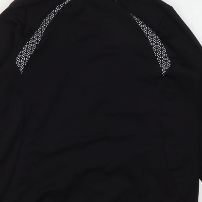 Crivit Womens Black   Windbreaker Jacket Size 14  Zip