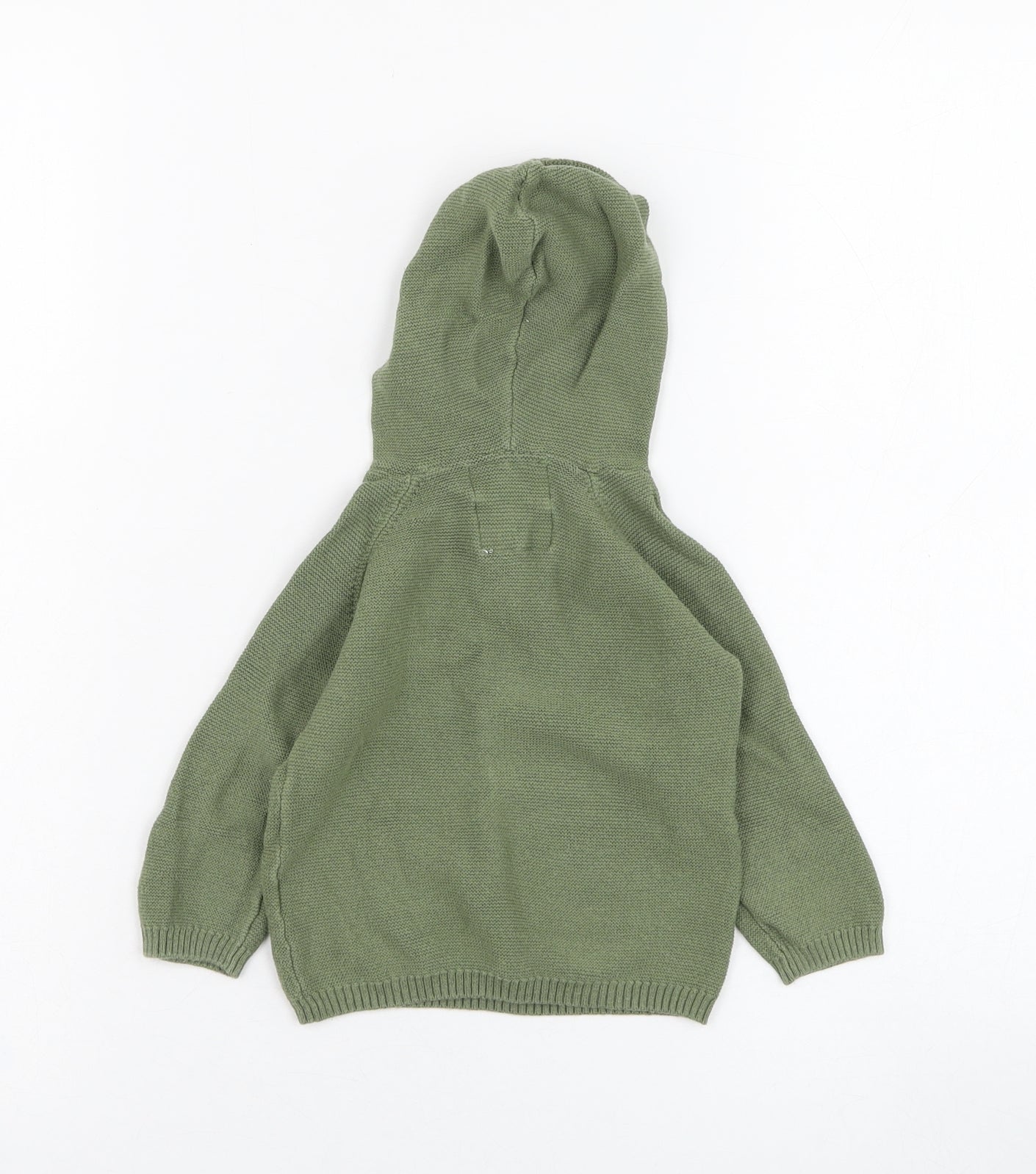 F&F Boys Green  Cotton Pullover Jumper Size 6-9 Months  Pullover