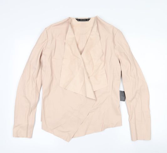 Zara Womens Pink   Jacket  Size M  Tie