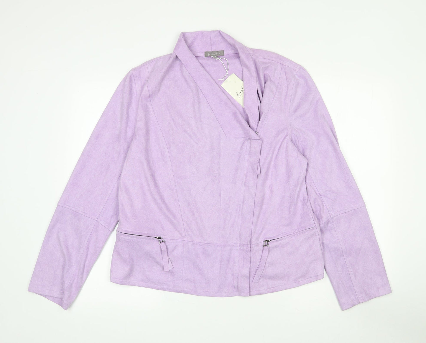 First Avenue Womens Purple   Jacket  Size M