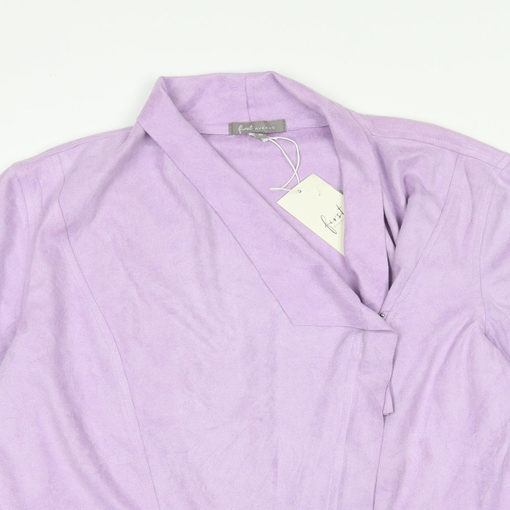 First Avenue Womens Purple   Jacket  Size M
