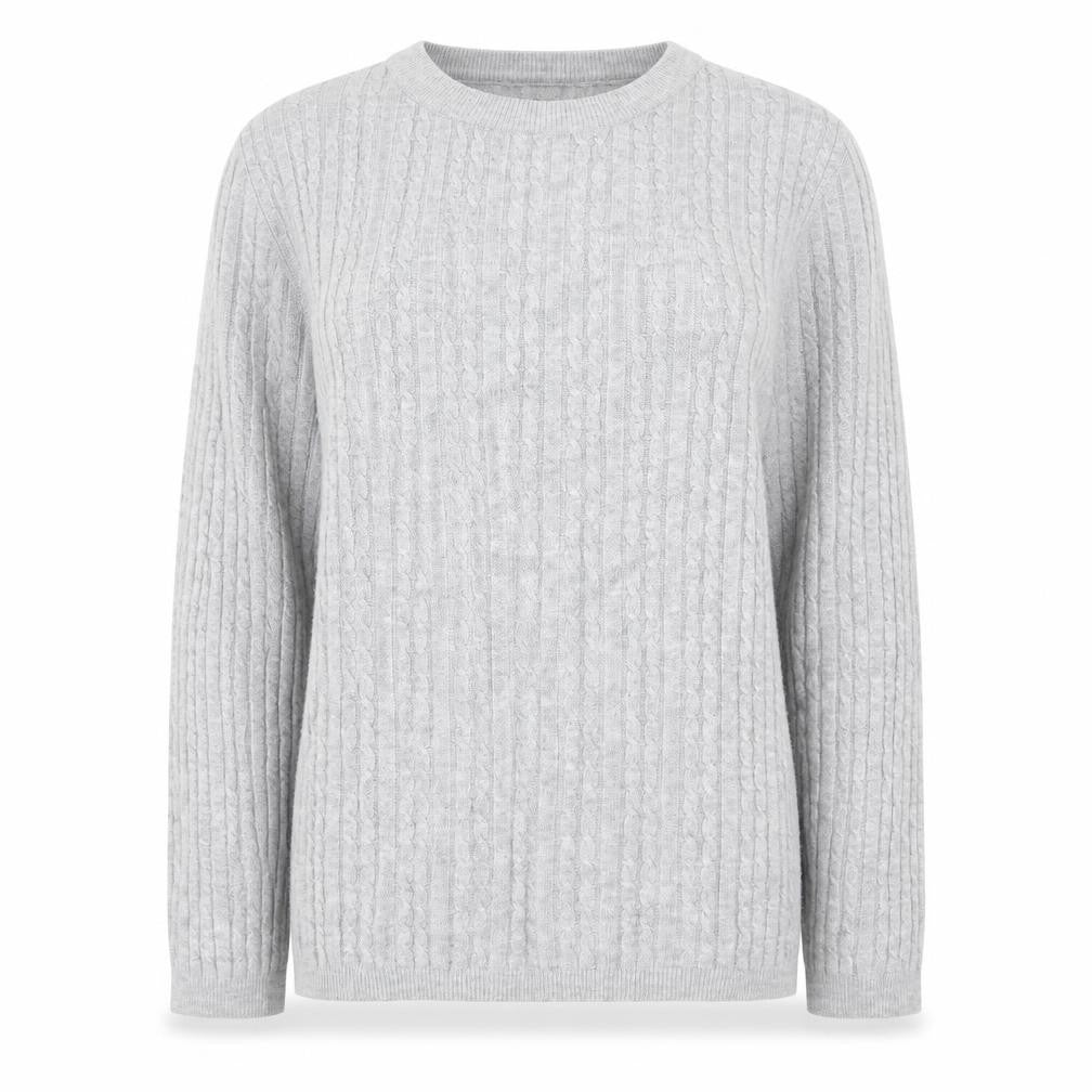 Atmosphere Womens Grey Round Neck  Polyester Pullover Jumper Size 12