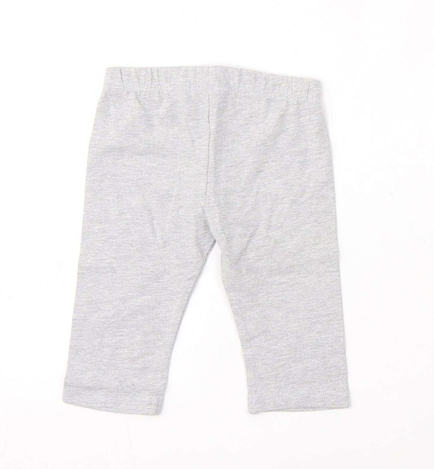 Pep&co Girls Grey  Cotton Jogger Trousers Size 18-24 Months