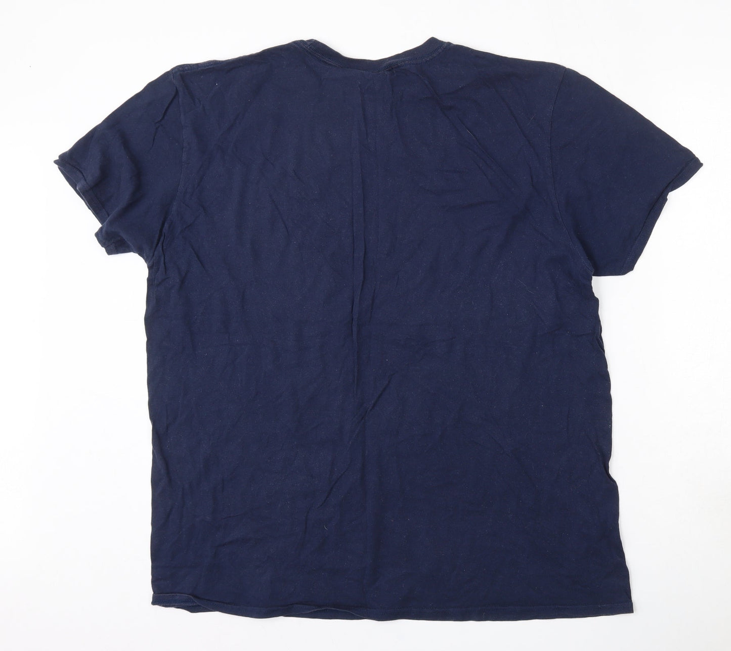 Teepublic Mens Blue  Cotton  T-Shirt Size XL Round Neck  - Painter print