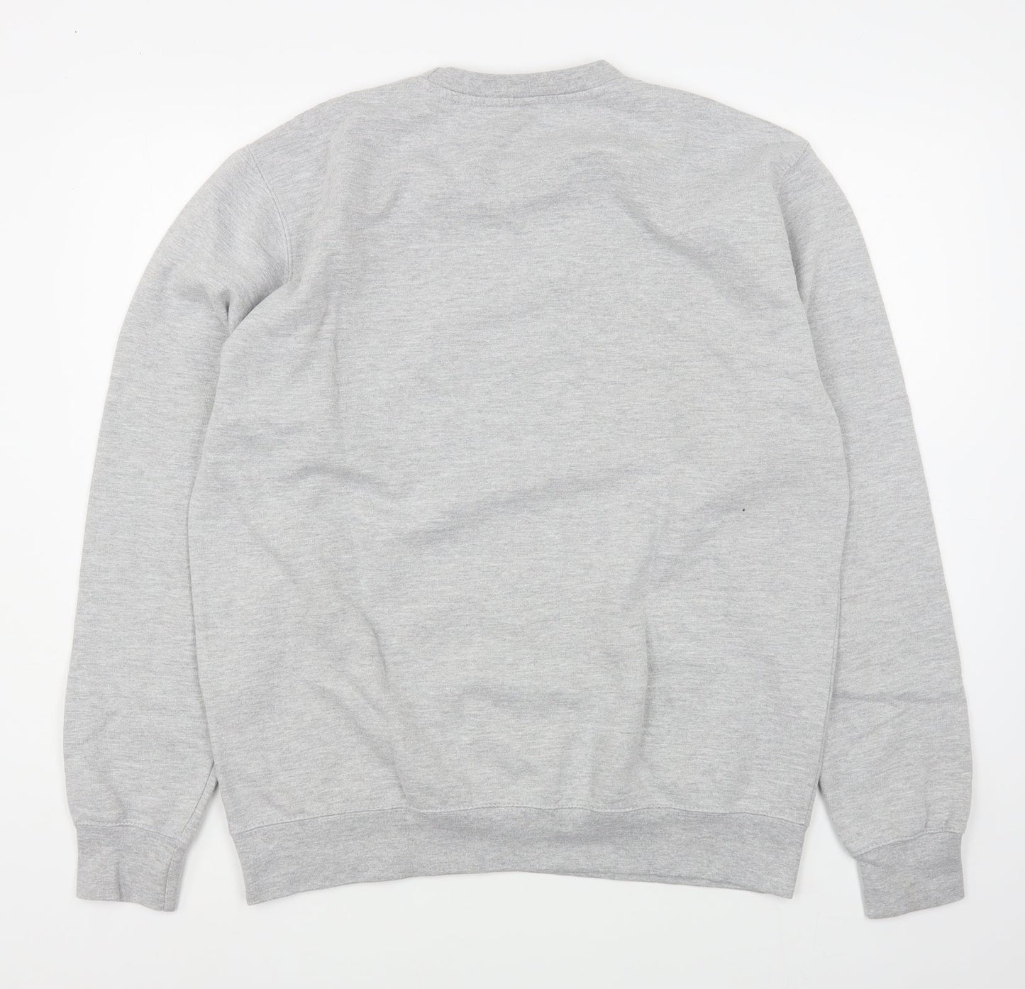 Preworn Womens Grey  Cotton Pullover Sweatshirt Size L  Pullover