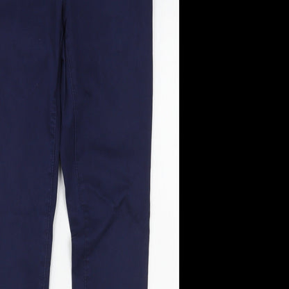 Preloved EDC Womens Blue  Cotton Jegging Jeans Size 12 L29 in Regular Zip - Detail