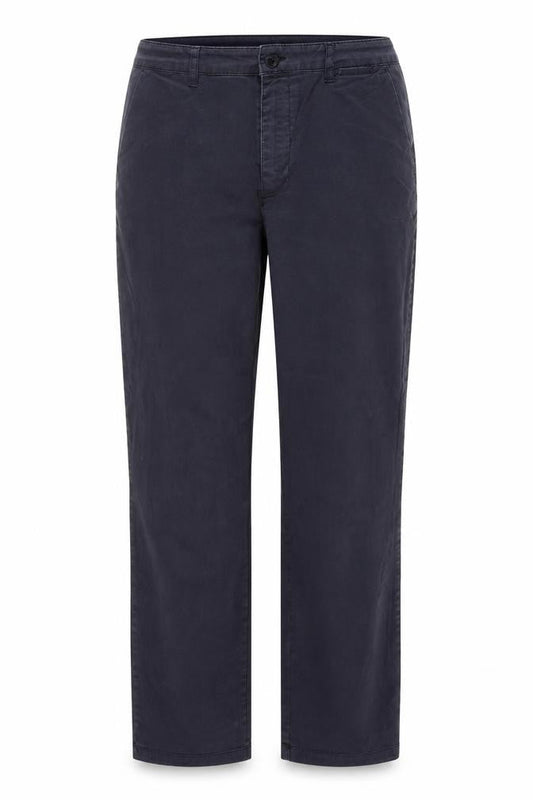 ASOS Womens Grey  Cotton Trousers  Size 12 L25 in Regular Button