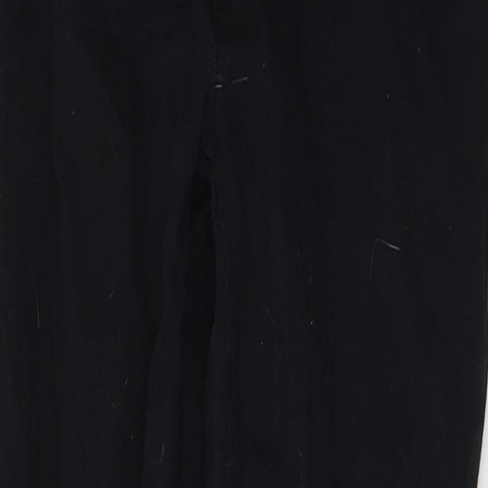 Preworn Womens Black  Cotton Jegging Jeans Size 28 in L27 in Slim