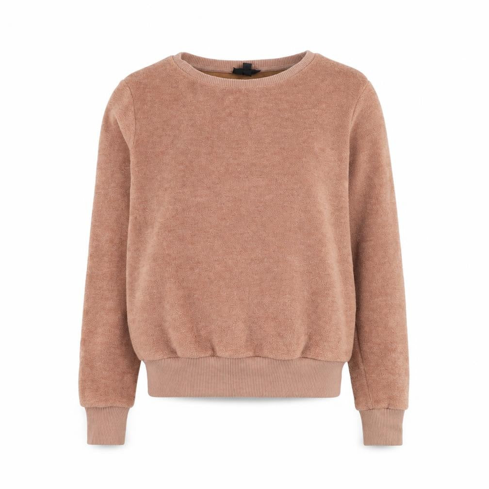 Topshop Womens Brown  Viscose Pullover Sweatshirt Size 8  Pullover
